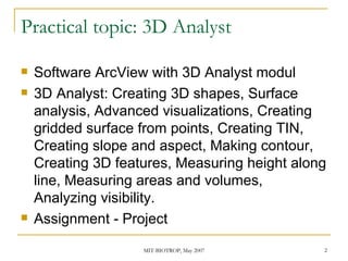 3D Analyst | PPT