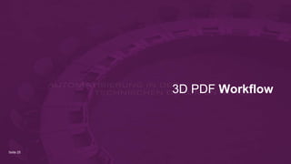 Seite 25
3D PDF Workflow
 