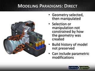 The Pros and Cons of 3D Modeling Paradigms: Direct Modeling and History ...