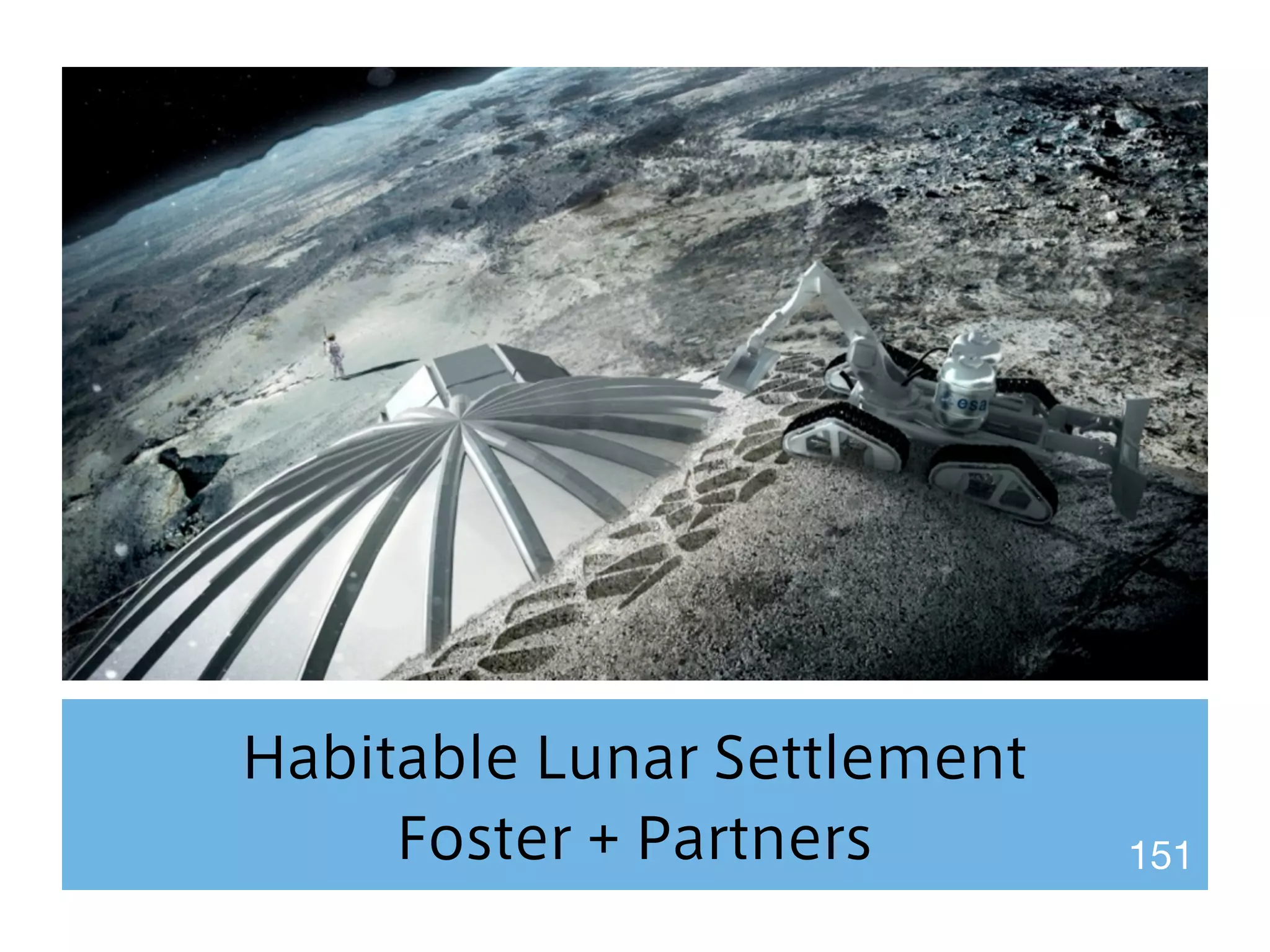 Habitable Lunar Settlement 
Foster + Partners 151 
 