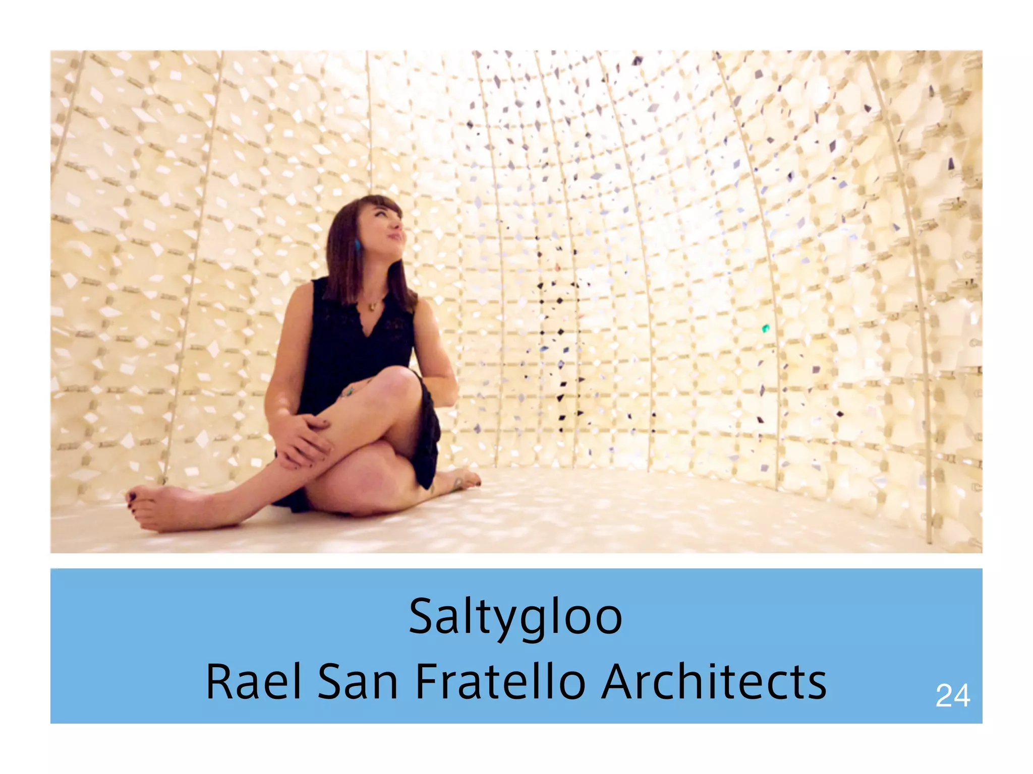 Saltygloo 
Rael San Fratello Architects 24 
 