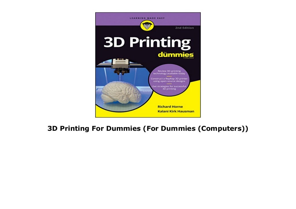 3D Printing For Dummies (For Dummies