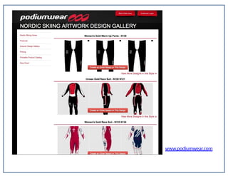 www.podiumwear.com
Department of Apparel, Events, and Hospitality Management
 