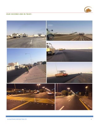 AL SHATRAIN CONTRACTING EST. 9
OUR SECOND JOB IN TAIEF:
 