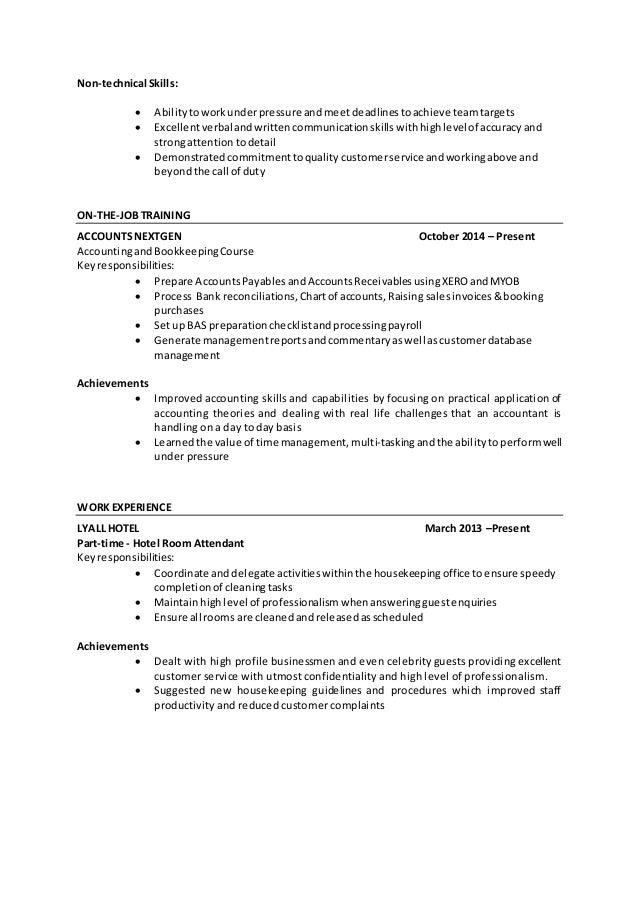 resume emalyn banan accounting skills resume