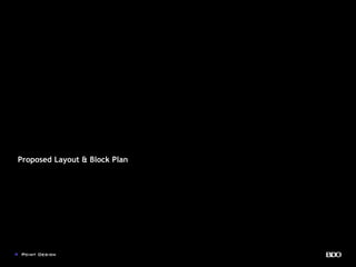 Proposed Layout & Block Plan
 