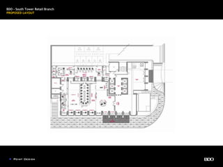 BDO - South Tower Retail Branch
PROPOSED LAYOUT
 