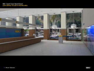 BDO - South Tower Retail Branch
CASH SERVICE TELLERS & WAITING AREA
 