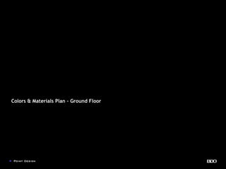 Colors & Materials Plan – Ground Floor
 