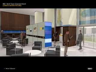 BDO - North Tower Corporate Branch
LOUNGE & INTERACTIVE AREA
 