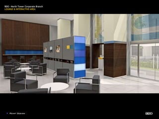 BDO - North Tower Corporate Branch
LOUNGE & INTERACTIVE AREA
 