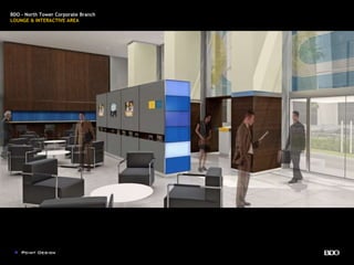 BDO - North Tower Corporate Branch
LOUNGE & INTERACTIVE AREA
 