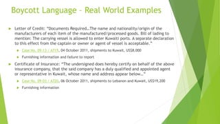 Boycott Language Examples Lila Rose - Dealing with Anti-Boycott in the Real World | PPTX