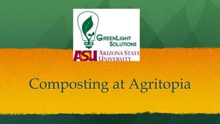 Composting at Agritopia
 