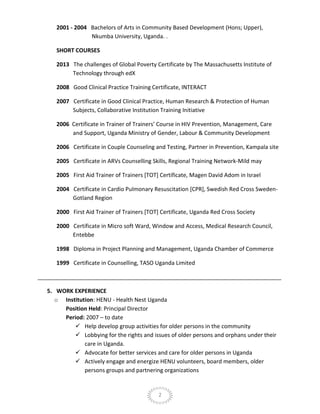 Arthurs CV | PDF