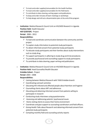 Arthurs CV | PDF