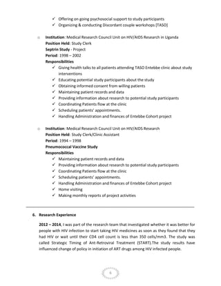 Arthurs CV | PDF