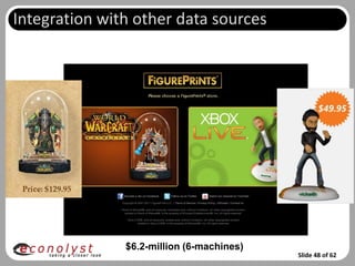 Integration with other data sources




               $6.2-million (6-machines)
                                           Slide 48 of 62
 