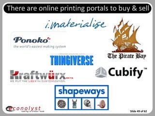 There are online printing portals to buy & sell




                                        Slide 49 of 62
 