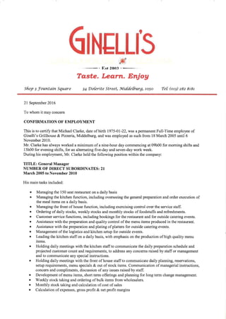 Conf. Service - Ginellis