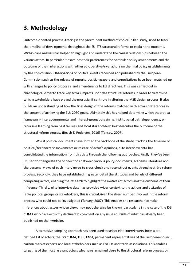Thesis trading system