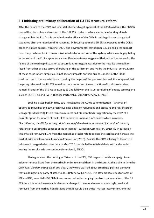 The eu emissions trading system and climate policy towards 2050