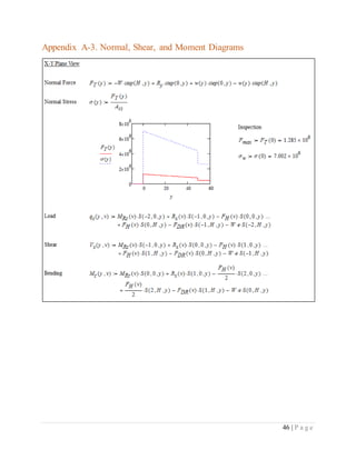 46 | P a g e
Appendix A-3. Normal, Shear, and Moment Diagrams
 