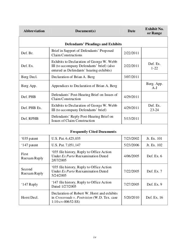 Sample post hearing arbitration brief image