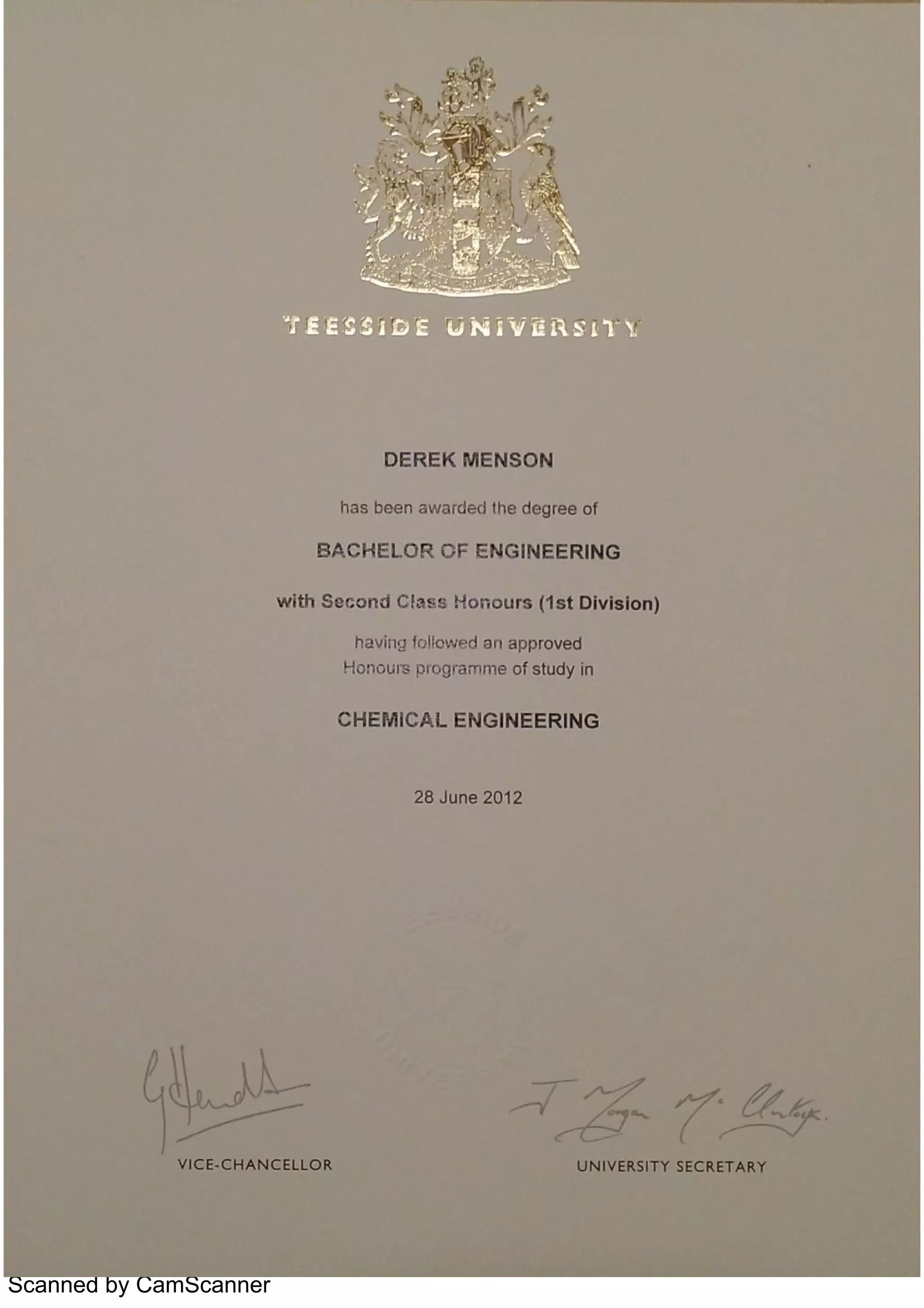 Bachelor Degree Certificate_1 | PDF | Cameras and Camcorders | Consumer ...