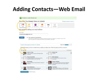 Adding Contacts—Web Email
 