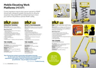 Boss Training Brochure | PDF