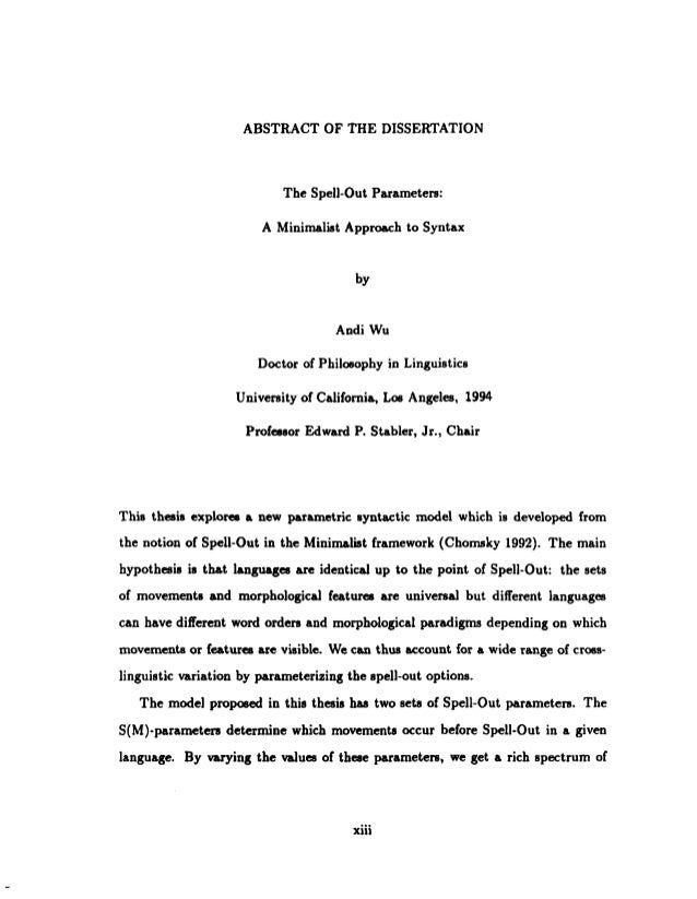 Dissertation abstracts in education