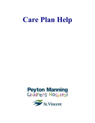 Care Plan Help
 