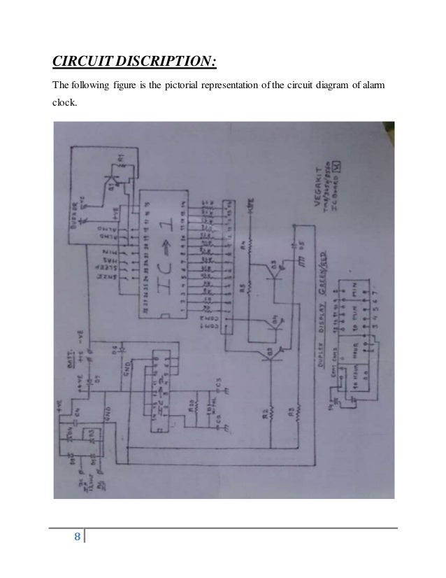 Digital Alarm Clock (ICTMS8560)