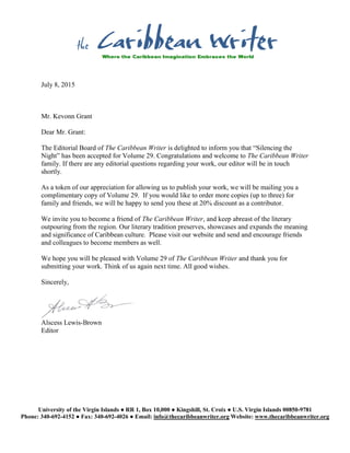 Acceptance Letter (Grant) | PDF