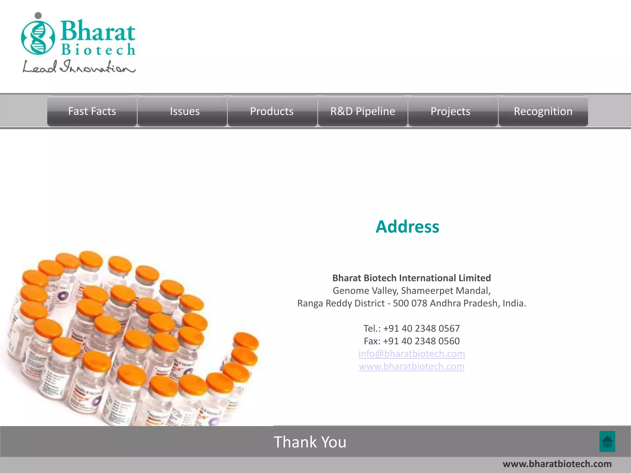 BharatBiotechCompanyPras | PPT