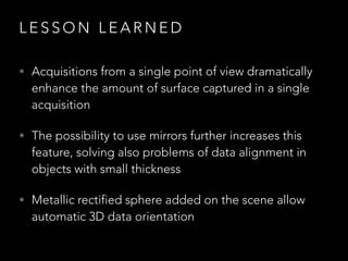 3D Acquisition and Modeling in Cultural Heritage | PDF