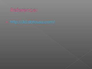 • http://3d.datausa.com/
 