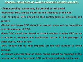 3 damp proofing | PPT