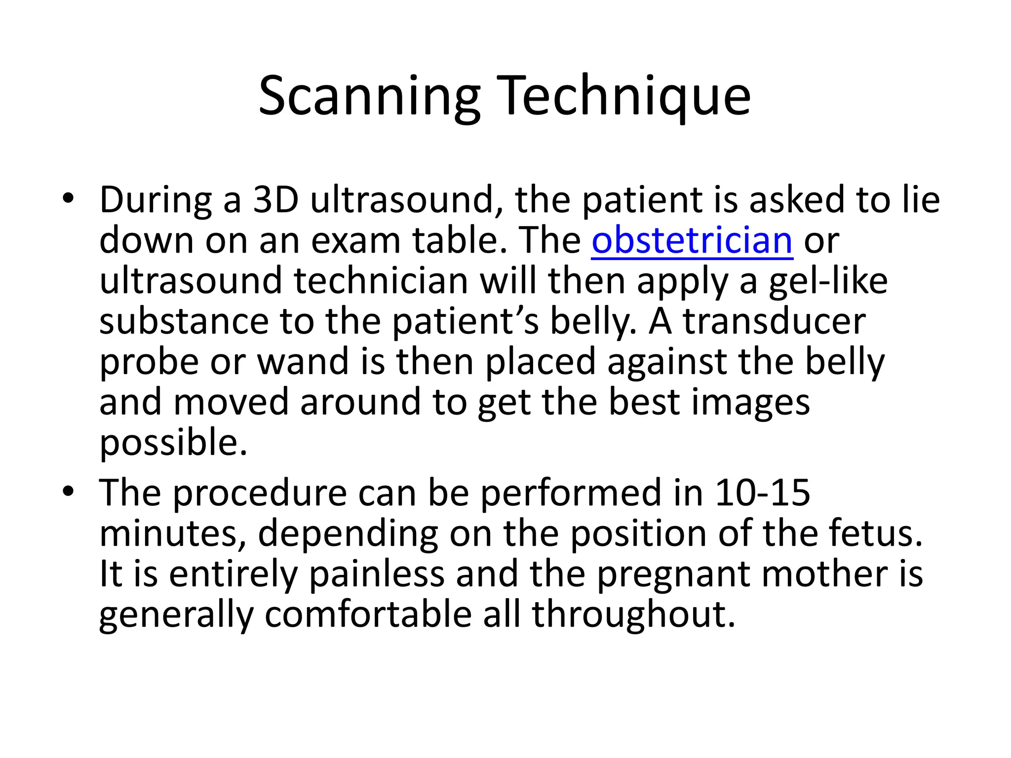 3D and 4D ultrasound in obstetrics | PPTX