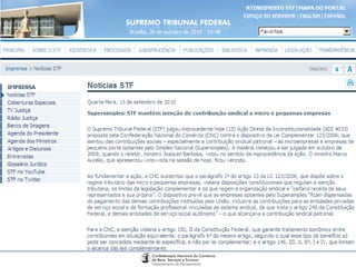 Notícia STF Simples 