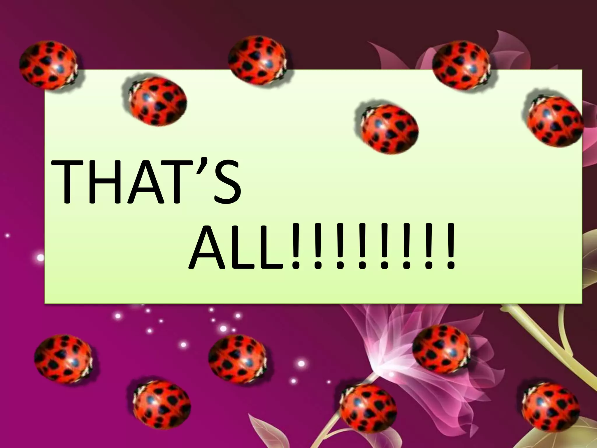 THAT’S
ALL!!!!!!!!
 