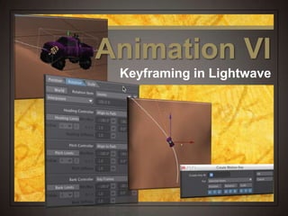 Animation VI
Keyframing in Lightwave
 