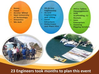 23 Engineers took months to plan this event
 