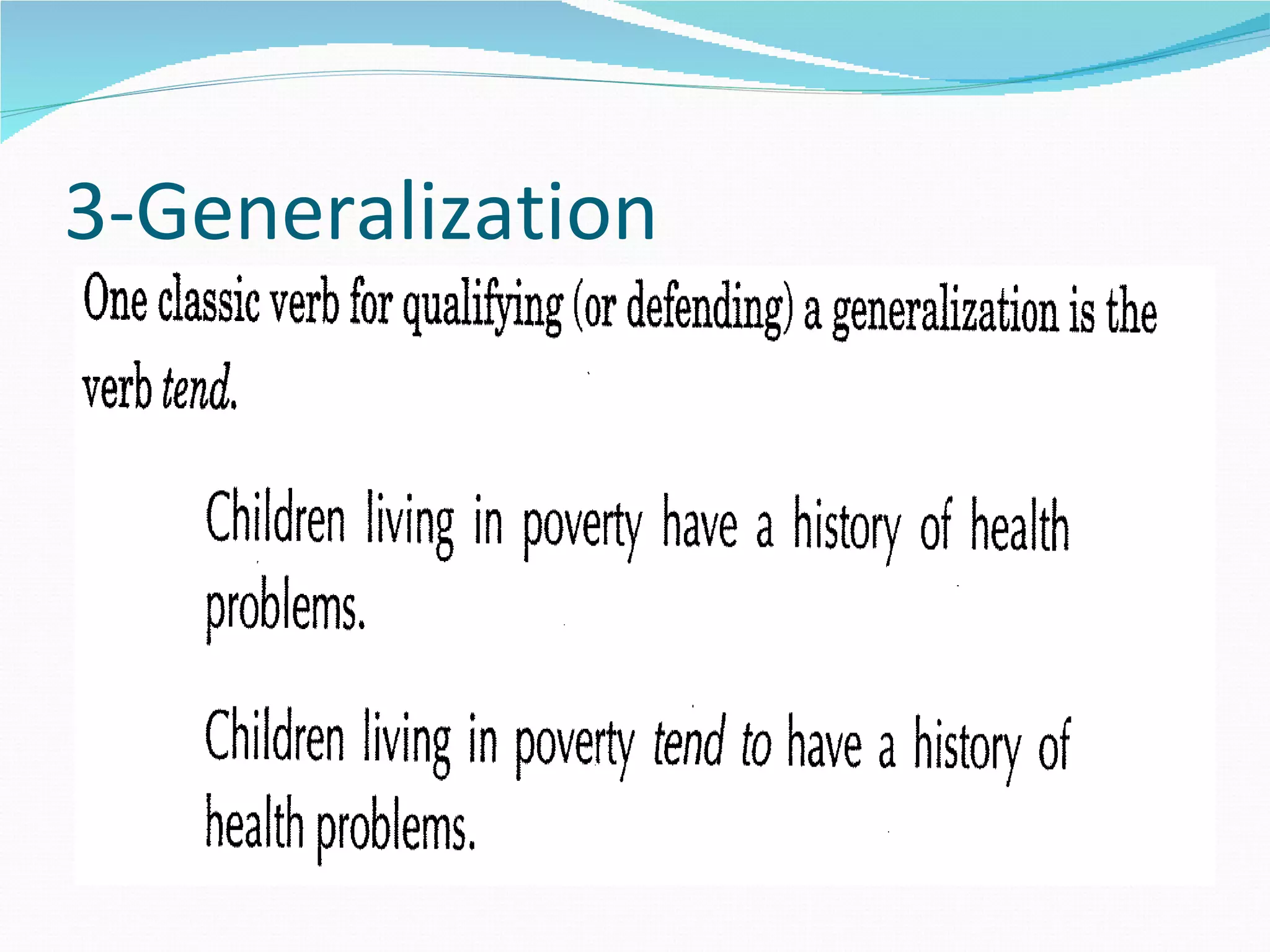 3-Generalization
 