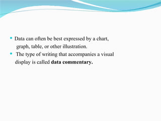 data commentary | PPT