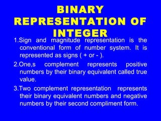 Data Representation | PPT
