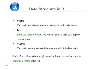 3 Data Structure in R | PDF