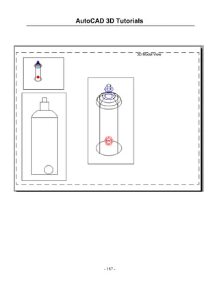 AutoCAD 3D Tutorials
- 187 -
3D Model View
 