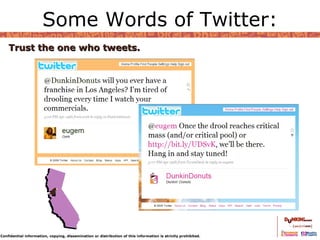 Some Words of Twitter: Trust the one who tweets. ? 